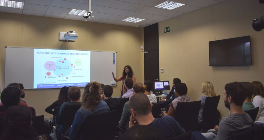 Barcelona Technology School students